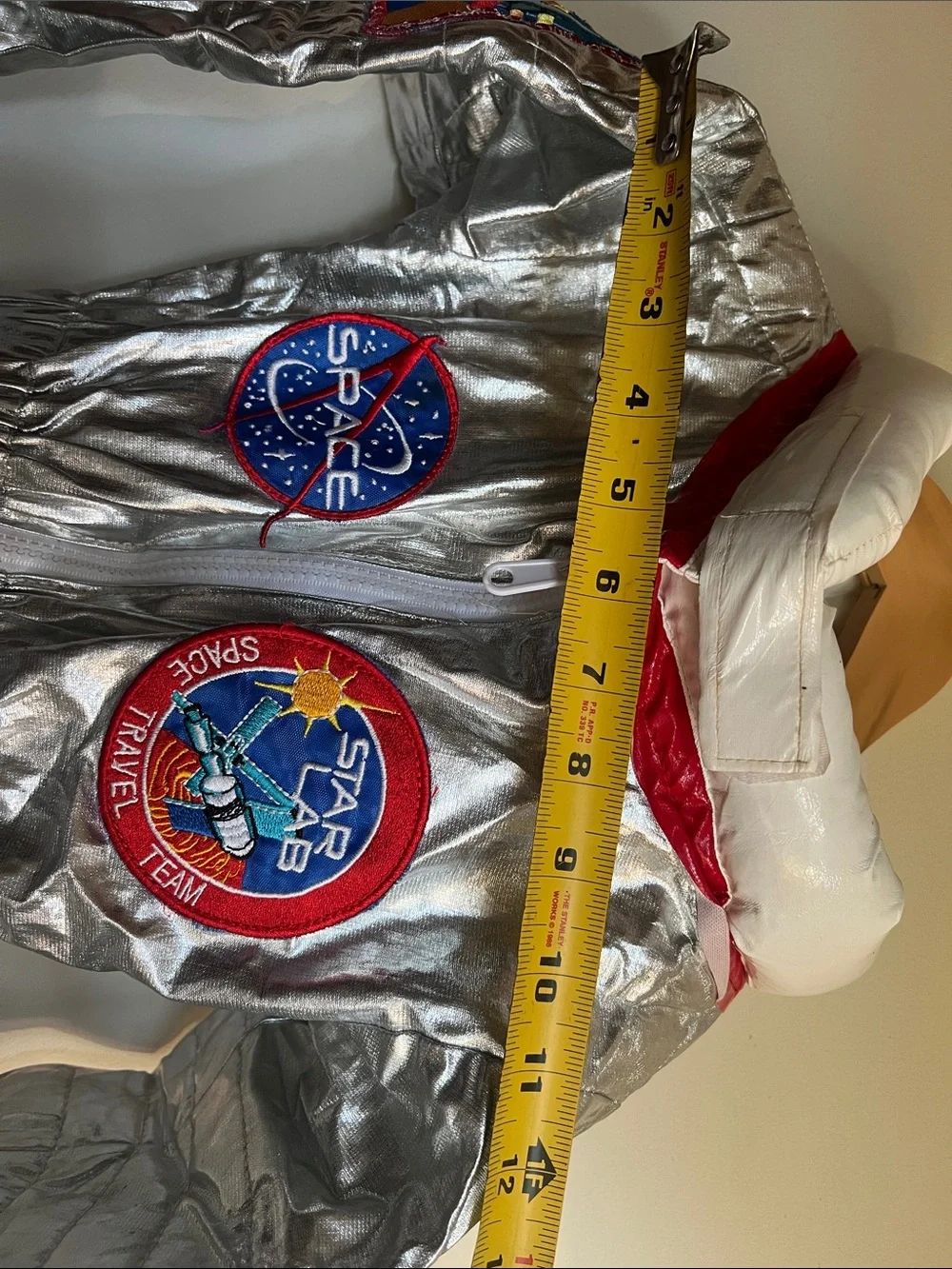 Kids Astronaut, Space-Theme Costume with Patches.  Halloween.  Dress Up.